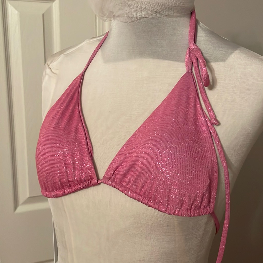 Monica Hansen Beachwear Brand New With Tags Pink Two Piece Swimsuit Size M